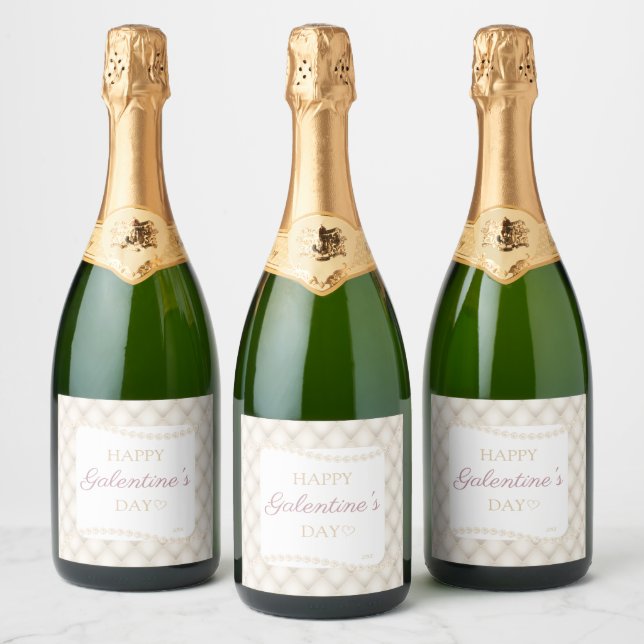 Étiquette de vin personnalisée avec pompon en ivoi (Bouteilles)