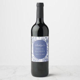 Étiquette de vin pour une Baby Shower de mariage c