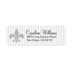 Étiquette Deco Fleur De Lis