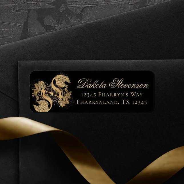 Étiquette Déesse du Zodiaque | Astrologie des Poissons d'Or  (Créateur téléchargé)