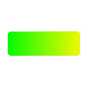 Étiquette Dégradé jaune à vert