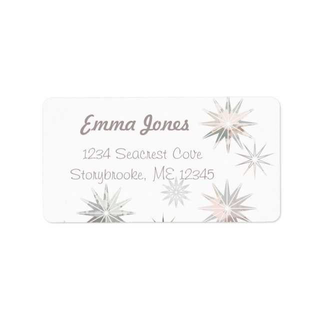 Étiquette Démarrage (Devant)