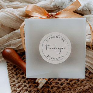 Étiquette d'emballage de Merci d'entreprise artisa