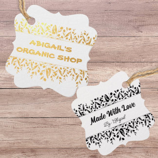 Étiquette d'emballage pour entreprise moderne