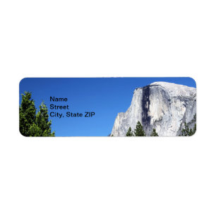 Étiquette Demi de dôme de Yosemite