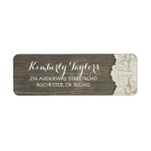 Dentelle rustique et Mariage en bois