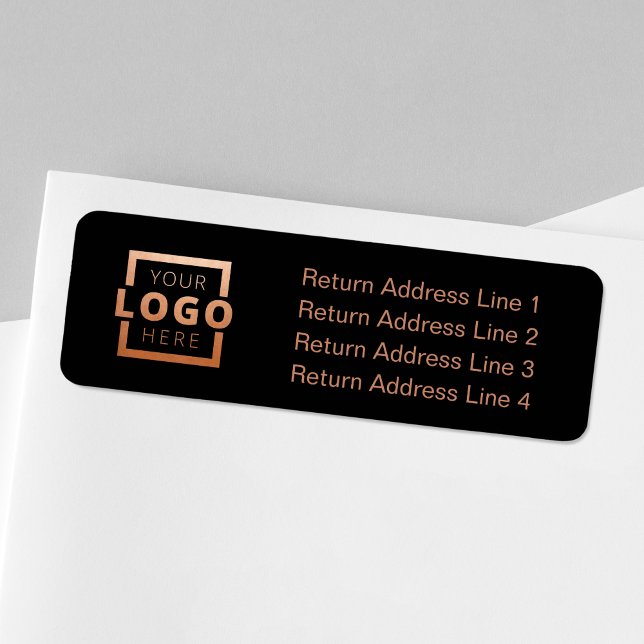 Étiquette d'entreprise du logo personnalisé (Créateur téléchargé)