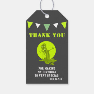Étiquette déplaisant Monster Anniversaire Merci