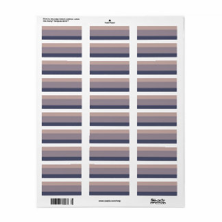 Étiquette Design, contemporain, poli et personnalisable
