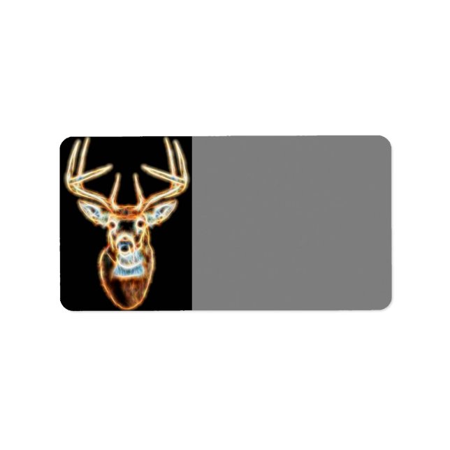 Étiquette Design de Deer Head Energy Spirit (Devant)