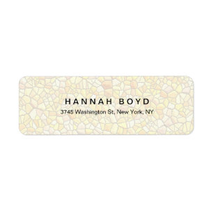 Étiquette Design de pierre créative design moderne professio