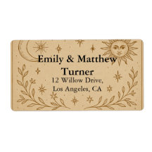 Design Mariage céleste du soleil et de la lune