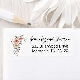 Étiquette Deux Coeurs Un Amour Rustique Arbor Rose Mariage