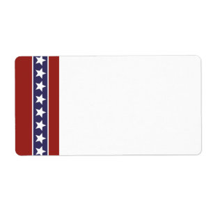 Étiquette d'expédition Blank des États-Unis pat