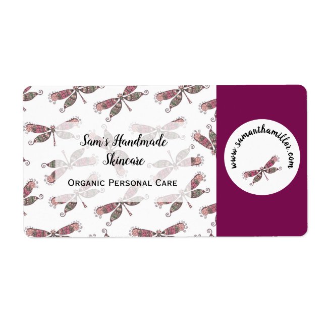 Étiquette d'expédition santé et beauté fait maison (Devant)