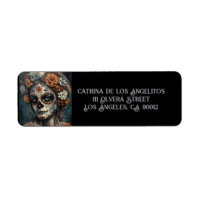 Dia de los muertos visage peint, personnalisable