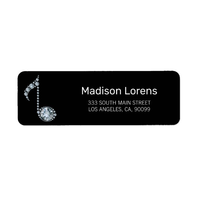 Étiquette Diamonds Notes (Devant)