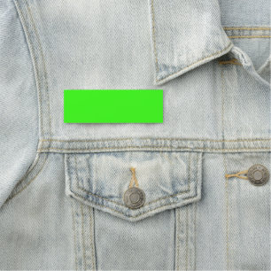 Étiquette d'identification vert néon – Personnalis