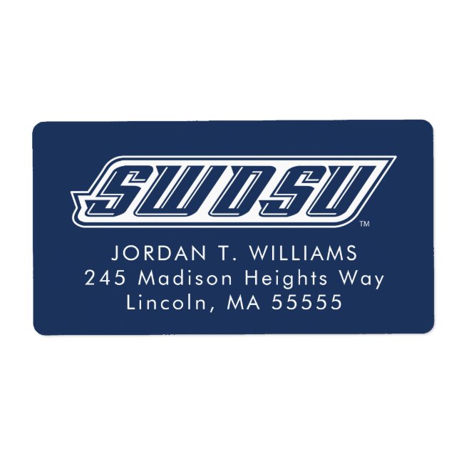 Étiquette Diplômé de la SWOSU (Devant)