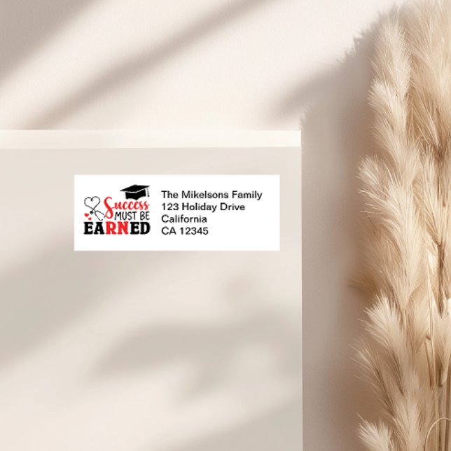 Étiquette Diplômé de l'école de soins infirmiers (Créateur téléchargé)