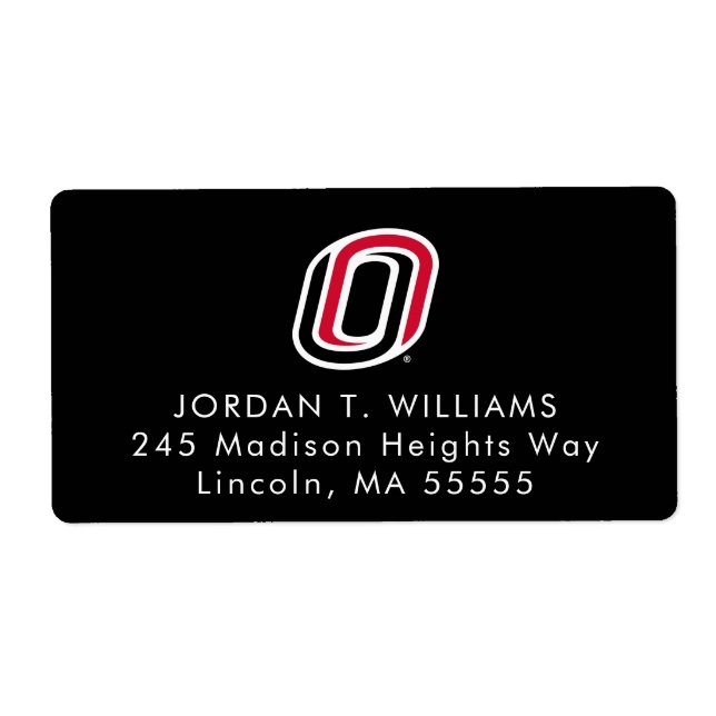 Étiquette Diplômé de l'UNO Mavericks (Devant)