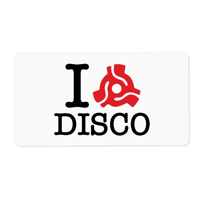 Étiquette Discothèque de l'adaptateur I 45 (Devant)