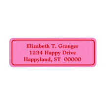 do-it-yourself Couleurs encadrées rose #3 rouge