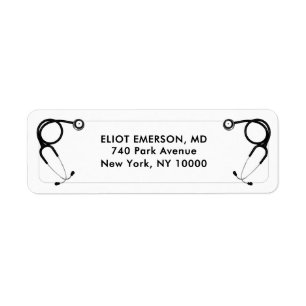 Étiquette Docteur Médicale