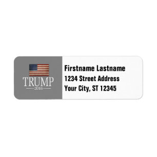 Étiquette Donald Trump - président 2016