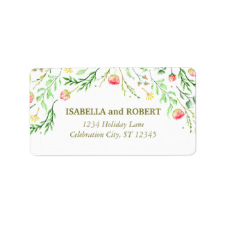 Étiquette Doucement romantique | Mariage floral