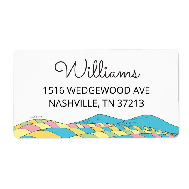 Étiquette Dr Seuss | Oh, bébé, les endroits où tu iras (Devant)