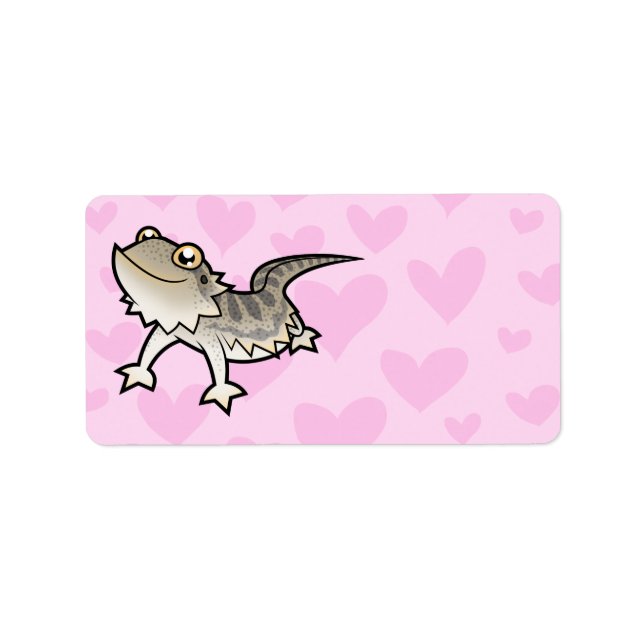 Étiquette Dragon à oreilles / Rankin Dragon Love (Devant)