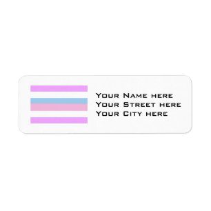 Étiquette Drapeau de fierté intersexe
