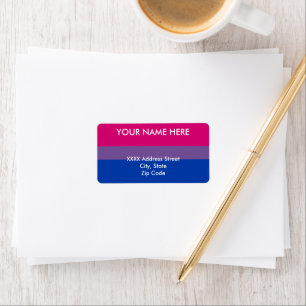 Étiquette Drapeau de la fierté bisexuelle