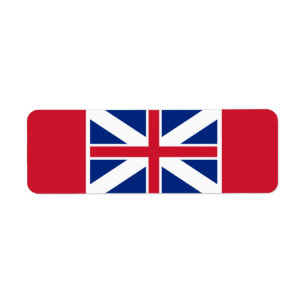 Étiquette Drapeau de la Grande-Bretagne (1707-1800) 