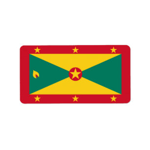 Étiquette Drapeau de la Grenade