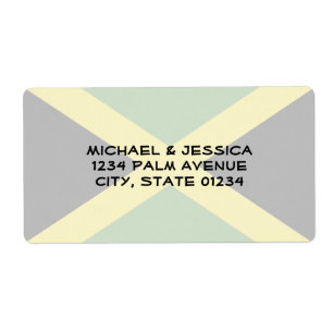 Étiquette Drapeau de la Jamaïque
