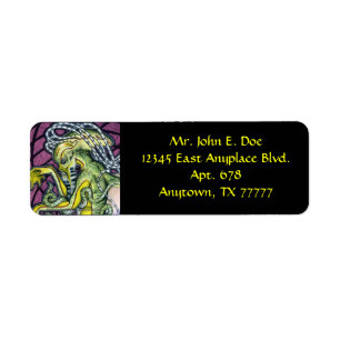 Étiquette Dread Cthulhu Return Address Label