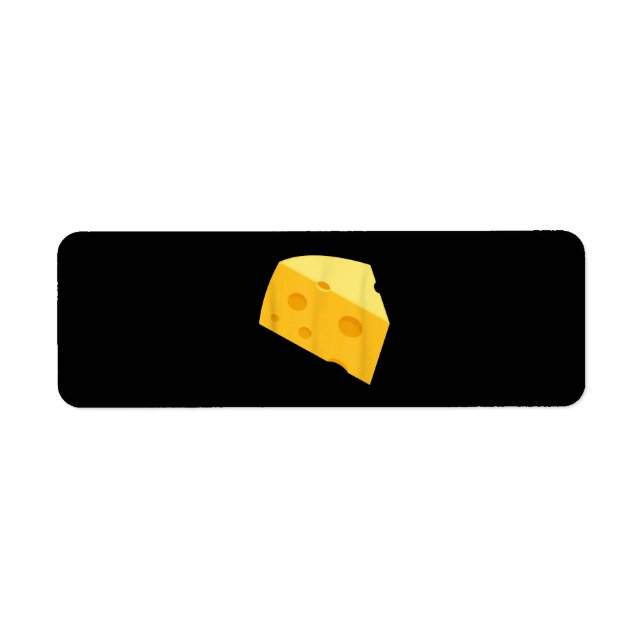 Étiquette Drôle Costume d'Halloween correspondant Fromage (Devant)