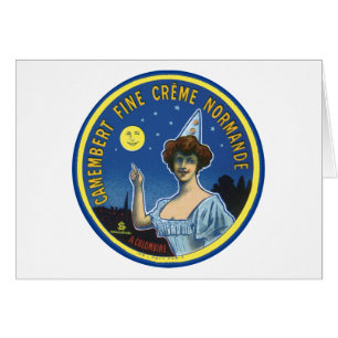 Étiquette du Camembert Fine Creme Normandie