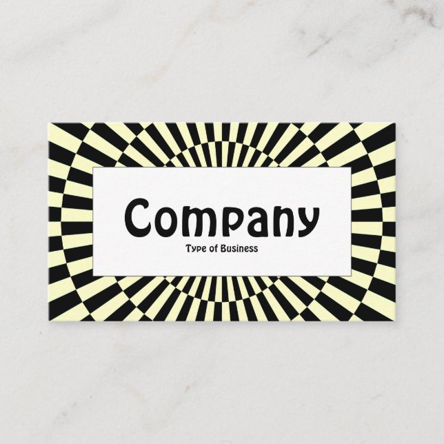 Étiquette du centre - Op Art 08 (Devant)