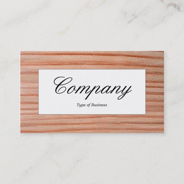 Étiquette du centre - Wood 01 (Devant)