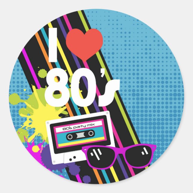 Étiquette du Merci des années 80 (Devant)