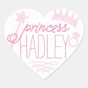 Étiquette du nom de la princesse