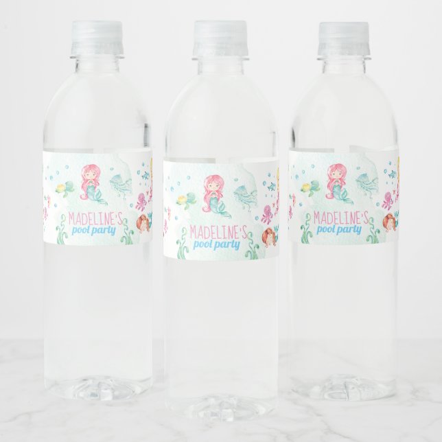 Étiquette du parti de la sirène, sirène (Bouteilles)