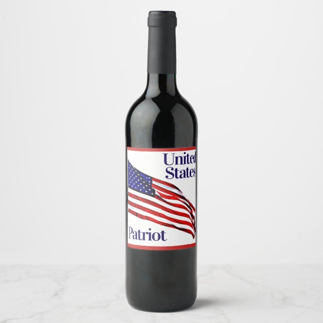 ÉTIQUETTE du vin Patriot américain (Devant)
