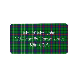 Étiquette Duncan Tartan