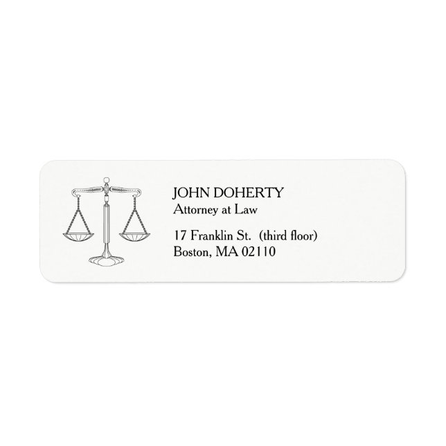 Étiquette Échelles classiques de justice | Droit (Devant)