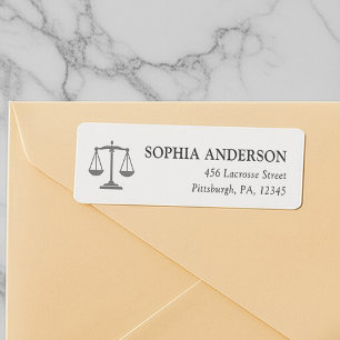 Étiquette Échelles classiques personnalisées de justice Adre