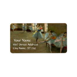 ÉTIQUETTE ÉCOLE DE DANSE /BALLERINA BALLET DANCER EN BLEU